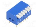 Switch: DIP-SWITCH; Poles number: 6; ON-OFF; 0.05A/12VDC; Pos: 2 NINIGI