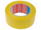 Tape: marking; yellow; L: 33m; W: 50mm; self-adhesive; Thk: 180um TESA