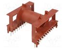 Coil former: with pins; plastic; THT; H: 43.4mm; X1: 55.88mm; UL94HB WEISSER