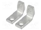 Set of angle brackets for D-Sub; UNC 4-40 CONEC
