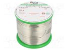 Soldering wire; Sn96,5Ag3Cu0,5; 700um; 500g; lead free; reel; 3% CYNEL