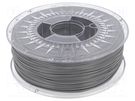 Filament: PLA; Ø: 1.75mm; grey; 200÷235°C; 1kg DEVIL DESIGN