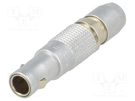 Connector: circular; 00; plug; male; PIN: 4; soldering; for cable; 2A LEMO