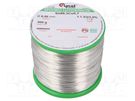 Soldering wire; Sn99Ag0,3Cu0,7; 500um; 500g; lead free; reel; 3% CYNEL