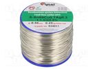 Soldering wire; Sn99Ag0,3Cu0,7; 0.56mm; 250g; lead free; reel CYNEL