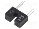 Sensor: photoelectric; through-beam (with slot); DARK-ON; THT OMRON Electronic Components