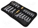 Wrenches set; combination spanner; 12pcs. GOLDTOOL