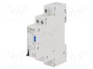 Relay: installation; bistable,impulse; NO; Ucoil: 24VDC; 32A; IP20 ISKRA