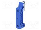 Mounting adapter; blue; for DIN rail mounting; Width: 11mm; TS35 POKÓJ