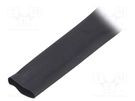 Heat shrink sleeve; thin walled,flexible; 2: 1; 12.7mm; black HELLERMANNTYTON