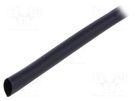 Insulating tube; PVC; black; -20÷125°C; Øint: 4.5mm; L: 10m; UL94V-0 SIGI