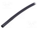Insulating tube; PVC; black; -20÷125°C; Øint: 2.5mm; L: 10m; UL94V-0 SIGI