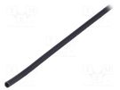 Insulating tube; PVC; black; -20÷125°C; Øint: 1.5mm; L: 10m; UL94V-0 SIGI