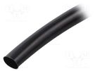 Insulating tube; PVC; black; -20÷125°C; Øint: 6mm; L: 10m; UL94V-0 SIGI
