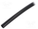 Insulating tube; PVC; black; -20÷125°C; Øint: 5mm; L: 10m; UL94V-0 SIGI