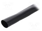 Insulating tube; PVC; black; -20÷125°C; Øint: 18mm; L: 10m; UL94V-0 SIGI