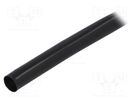 Insulating tube; PVC; black; -20÷125°C; Øint: 10mm; L: 200m; UL94V-0 SIGI