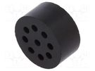 Insert for gland; 2mm; M20; IP54; NBR rubber; Holes no: 9 LAPP