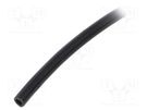 Insulating tube; PVC; black; -20÷125°C; Øint: 1mm; L: 10m; UL94V-0 SIGI