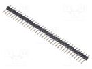Pin header; pin strips; male; PIN: 36; straight; 2.54mm; THT; 1x36 CONNFLY