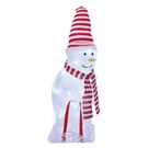 LED Christmas snowman with hat and scarf, 46 cm, outdoor and indoor, cool white, EMOS