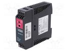 Power supply: switched-mode; for DIN rail; 30W; 24VDC; 1.25A; 84% TRACO POWER