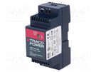 Power supply: switched-mode; for DIN rail; 25W; 24VDC; 1.05A; 87% TRACO POWER