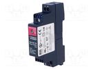 Power supply: switched-mode; for DIN rail; 6W; 24VDC; 0.25A; OUT: 1 TRACO POWER
