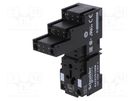 Relays accessories: socket; PIN: 8; for DIN rail mounting; 10A SCHNEIDER ELECTRIC