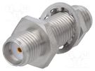 Coupler; SMA female,both sides; straight; 50Ω; PTFE; gold-plated MOLEX