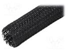 Polyester braid; ØBraid : 25.4mm; polyester; black; -70÷125°C ALPHA WIRE
