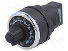 Potentiometer; 22mm; -25÷70°C; IP65; Potentiometer: single turn EMAS
