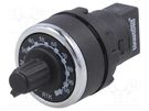 Potentiometer; 22mm; -25÷70°C; IP65; Potentiometer: single turn EMAS