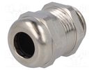Cable gland; M16; 1.5; IP68; brass HUMMEL