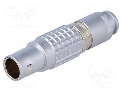 Connector: circular; 1B; plug; male; PIN: 7; soldering; for cable; 7A LEMO FGG1B307CLAD62Z