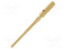 Contact; male; gold-plated; 0.13÷0.25mm2; crimped; for cable HARTING