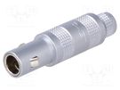 Connector: coaxial; 00; plug; male; soldering; for cable; 4A; IP50 LEMO