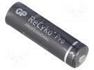Re-battery: Ni-MH; AA; 1.2V; 2000mAh; ReCYKO PRO; bulk,industrial GP