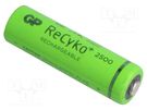 Re-battery: Ni-MH; AA; 1.2V; 2500mAh; ReCyko+; bulk,industrial GP