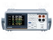 Meter: power; LCD TFT 4"; True RMS; 25A; 700V; 100÷240VAC GW INSTEK