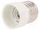 Lampholder: adapter; Body: white; Ø: 24mm; L: 42mm; for lamp PAWBOL