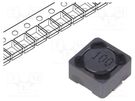Inductor: wire; SMD; 10uH; 1.84A; 49mΩ; ±20%; 7.3x7.3x4.5mm Viking