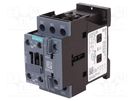 Contactor: 3-pole; NO x3; Auxiliary contacts: NO + NC; 110VAC; 32A SIEMENS