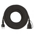 Extension Cord 20 m / 1 socket / black / rubber-neoprene / 250 V / 1.5 mm2, EMOS