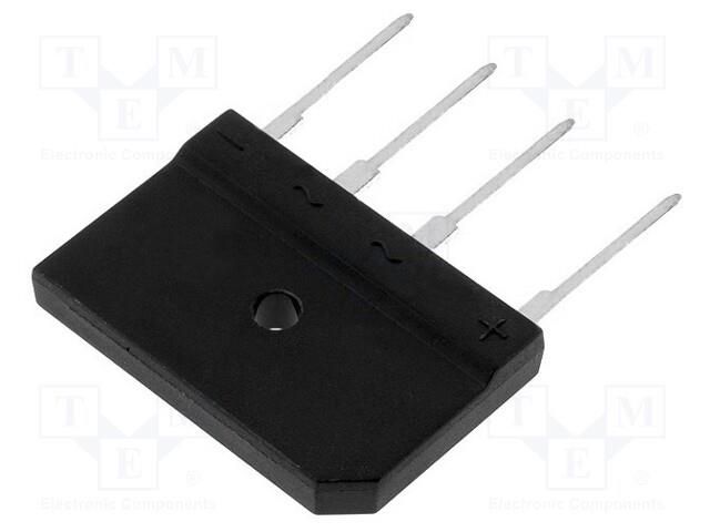 Bridge rectifier: single-phase; Urmax: 400V; If: 15A; Ifsm: 240A DC COMPONENTS
