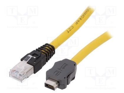 Cable: patch cord; ix Industrial®; ix Industrial plug,RJ45 plug HARTING 09482612749010
