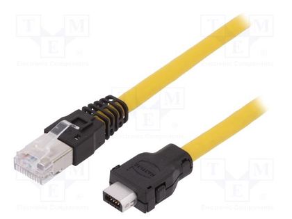 Cable: patch cord; ix Industrial®; ix Industrial plug,RJ45 plug HARTING 09482612749015