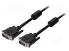 Cable; dual link; DVI-D (24+1) plug,both sides; PVC; Len: 2m LOGILINK