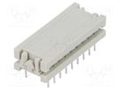 IDC transition; PIN: 18; DIL 7,62mm; IDC,THT; for ribbon cable CONEC