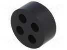 Insert for gland; 8mm; M40; IP54; NBR rubber; Holes no: 4 LAPP